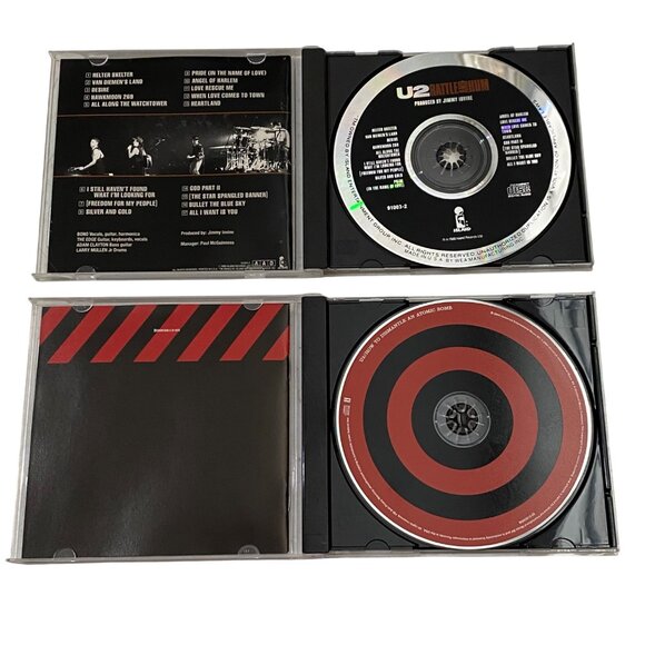 U2 CD Lot of 3 Alternative Pop Post Punk Music Irish Rock Band Bono The Edge - Picture 3 of 7